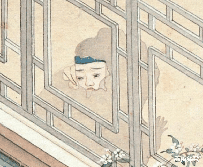 |清朝有幅女鬼图，放大10倍后看她在干嘛？网友：不敢细看