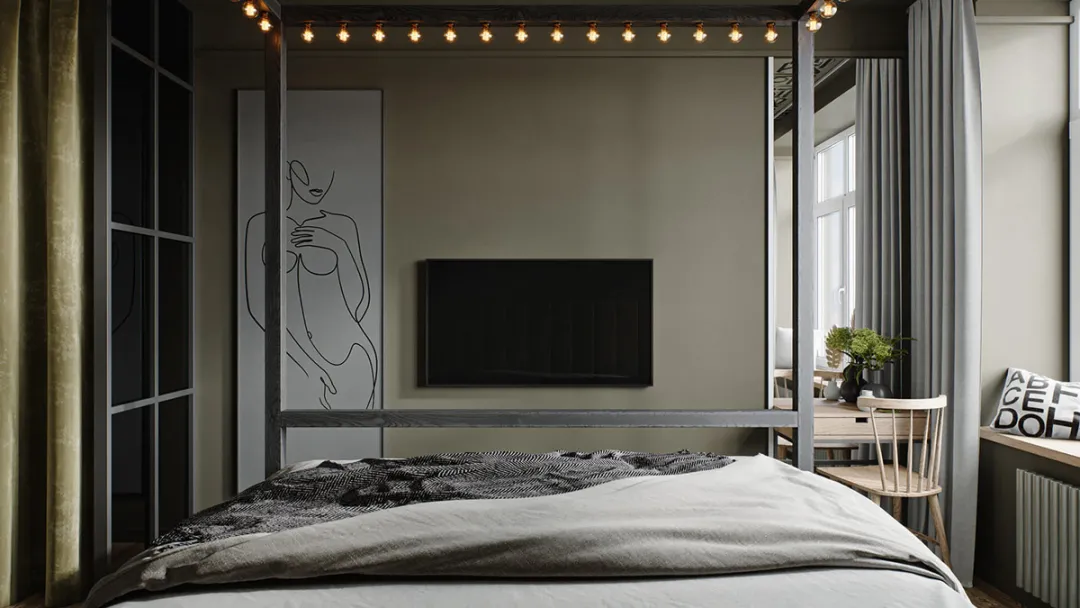 97㎡两居室堪比200㎡，这个高级灰的家，到底能有多酷？