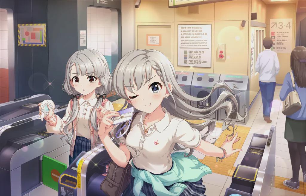 |动漫美图：久川姐妹
