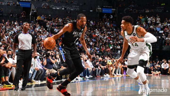 篮网队|杜兰特的跟腱不是断了，而是进化了，篮网的投射，令雄鹿绝望