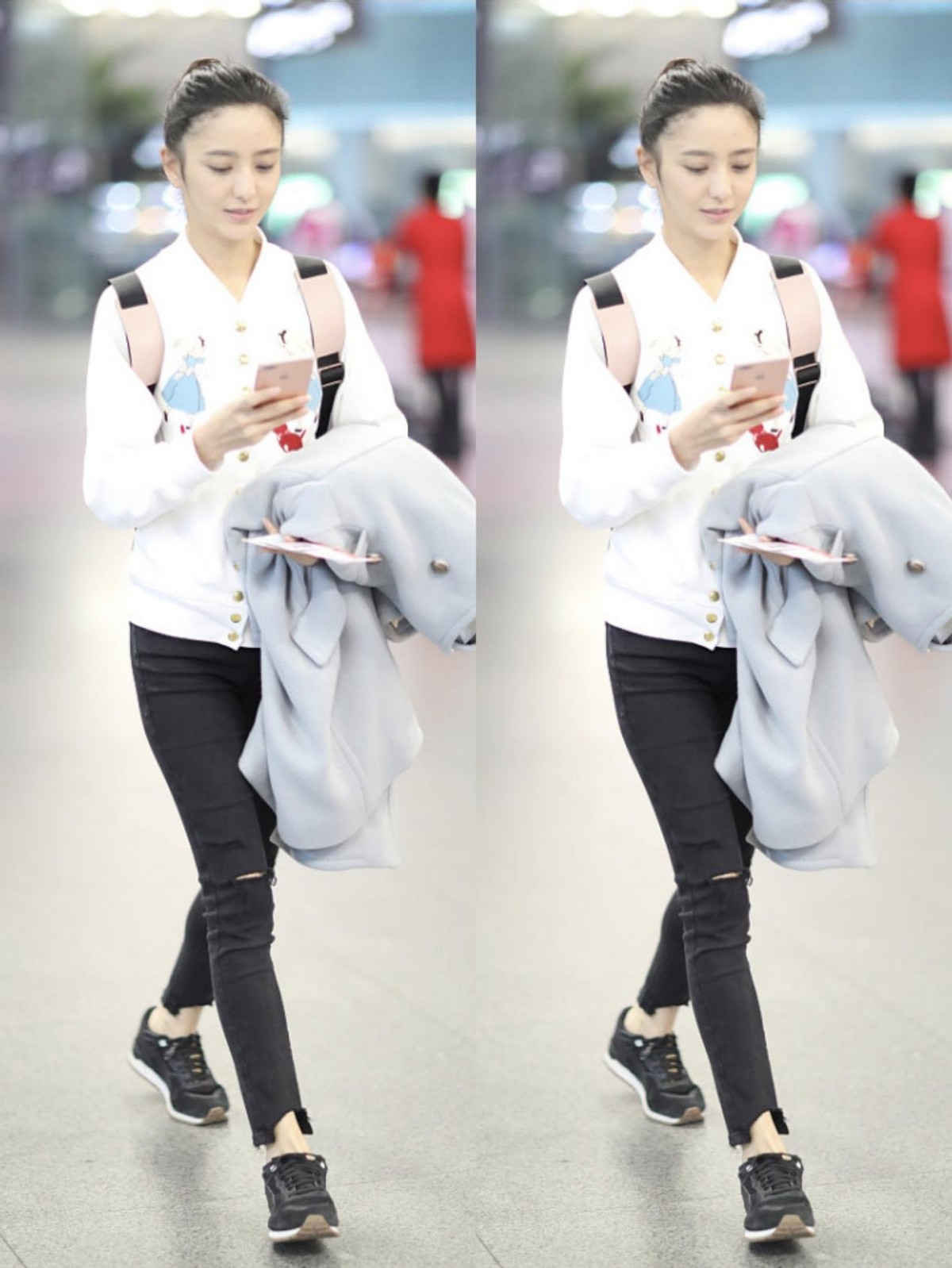 白小白的衣橱|佟丽娅的素颜还挺能打的,私下里穿得真随意,一点明星架子都没有