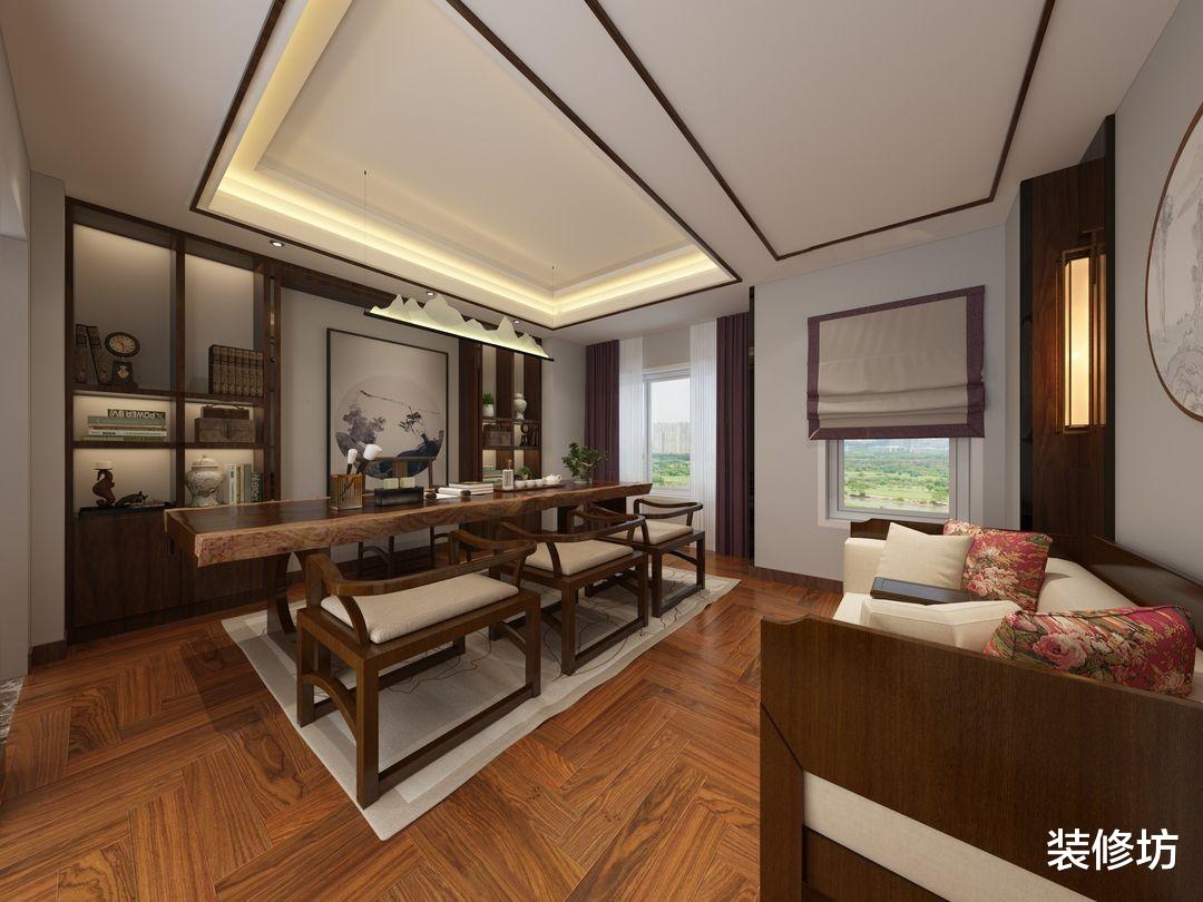 |含蓄内敛的新中式装修,尊重传统,又施之以创新,打造淡雅新中式