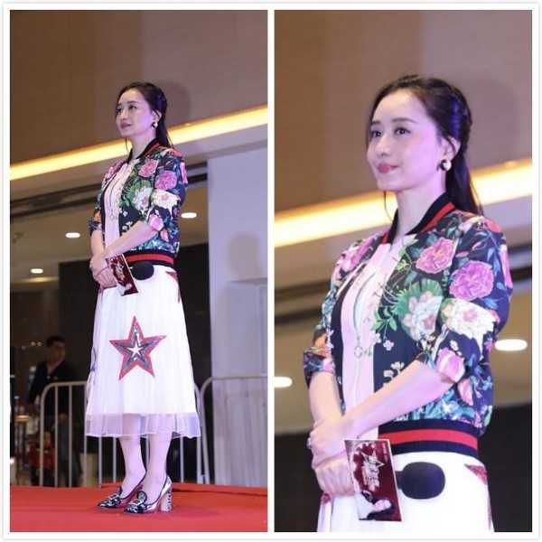 粉色|陈德容一改往常，穿亮晶晶的裙子配梅色口红，有大女主范儿了