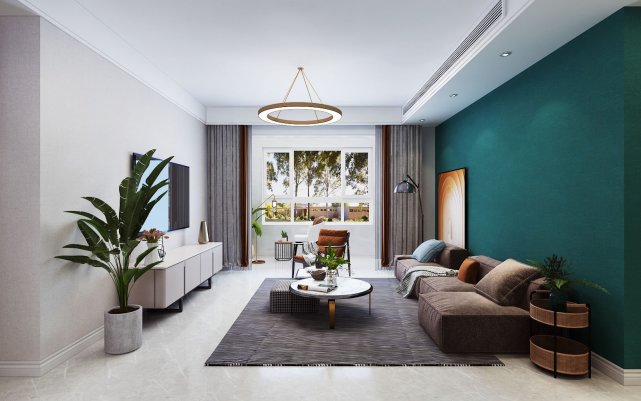 |110平三居室简单大方，目光所及之处皆是家的温暖