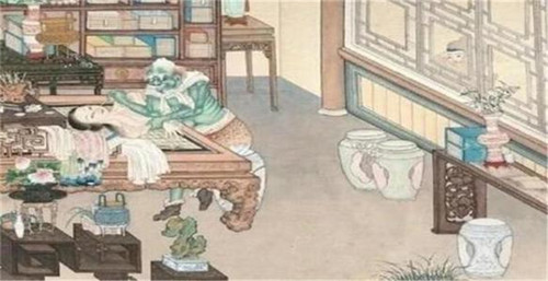 孤单又灿烂的神|清朝一幅“女鬼图”，放大10倍看她在做什么？网友称晚上不敢细看