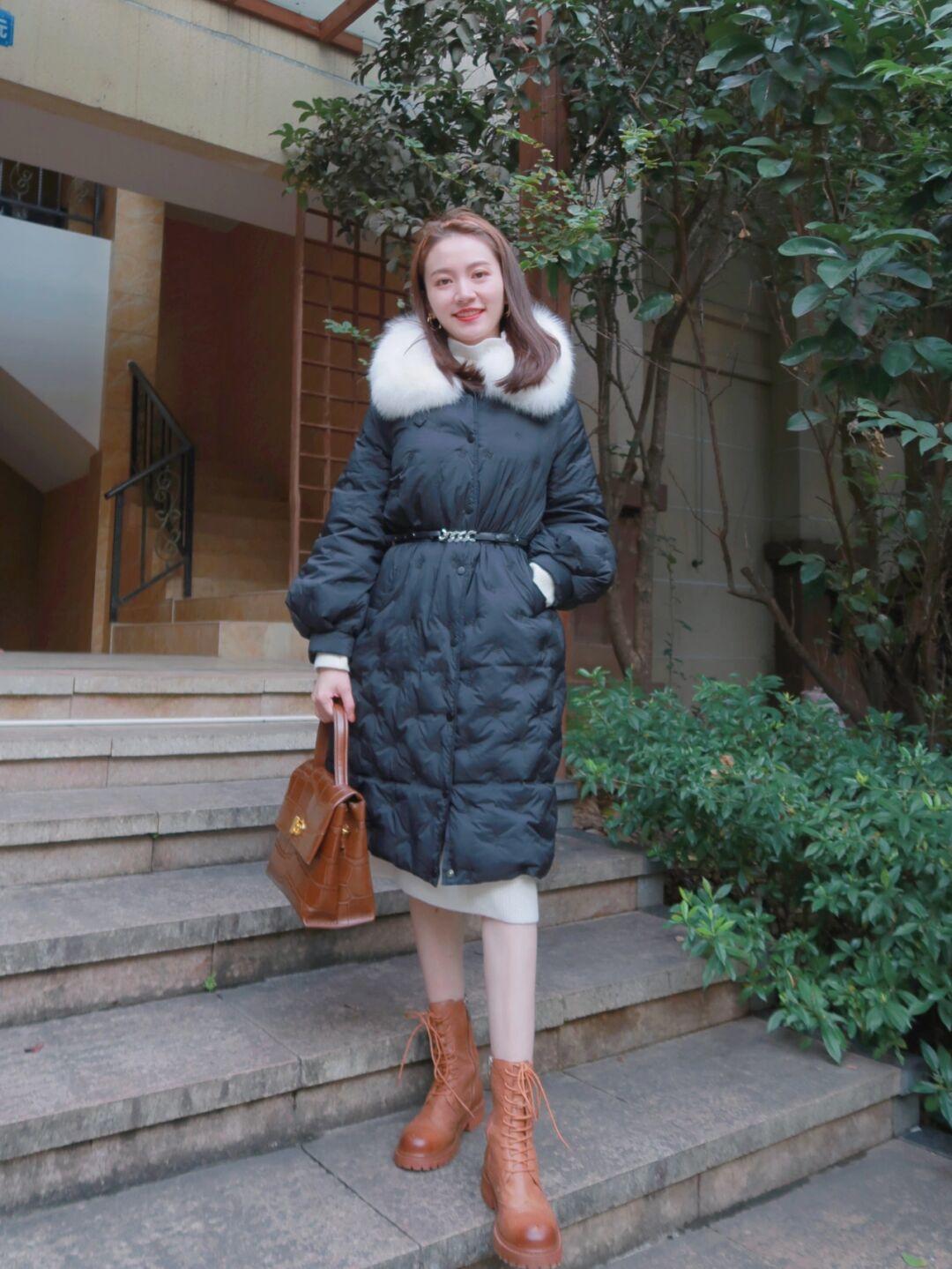 何有强 冬天还是穿羽绒服最给力,保暖时髦又精致,让你轻松美出新高度