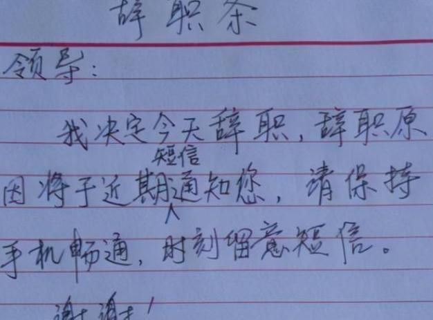 全能辣妈plus|00后嚣张“辞职信”走红，离职原因太任性, 网友: 道出打工人心声