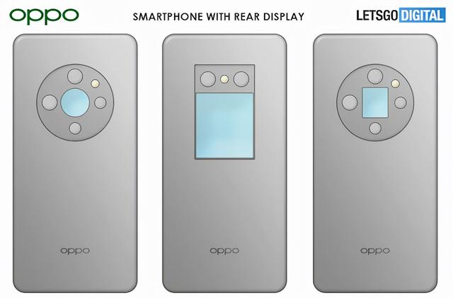 OPPO|后置副屏设计，OPPO又有三项外观专利曝光 是否会用在Find X5上?