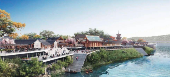 江西 江西花25亿造“假”古镇，景色堪比苏州或成新地标，于2023年开业