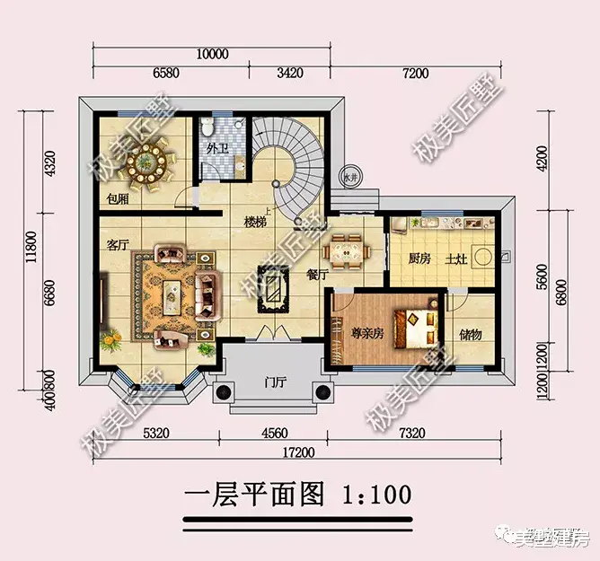 超级豪华的三层别墅,农村建一栋,全村人都羡慕!