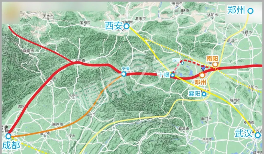 淅川影响力 沿淮高铁来了，淅川九厚香的老乡们以后出门更方便了！