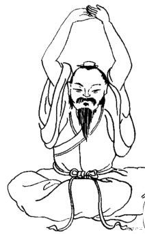 遵生养命|清朝坐式八段锦内功图说