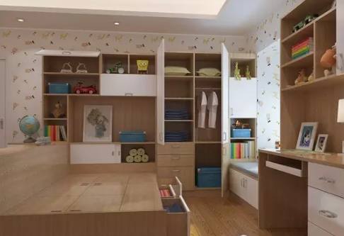 |越来越多人喜欢在家里打柜子了，实木收纳柜美观又实用，太聪明了