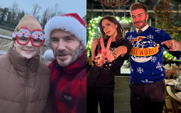 小贝|贝克汉姆成留守老人！俩儿子全部陪女友，女儿小七不离不弃！