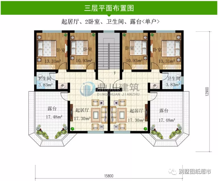 兄弟建房，双拼就是比独栋实用，3套双拼户型，哪套更适合农村