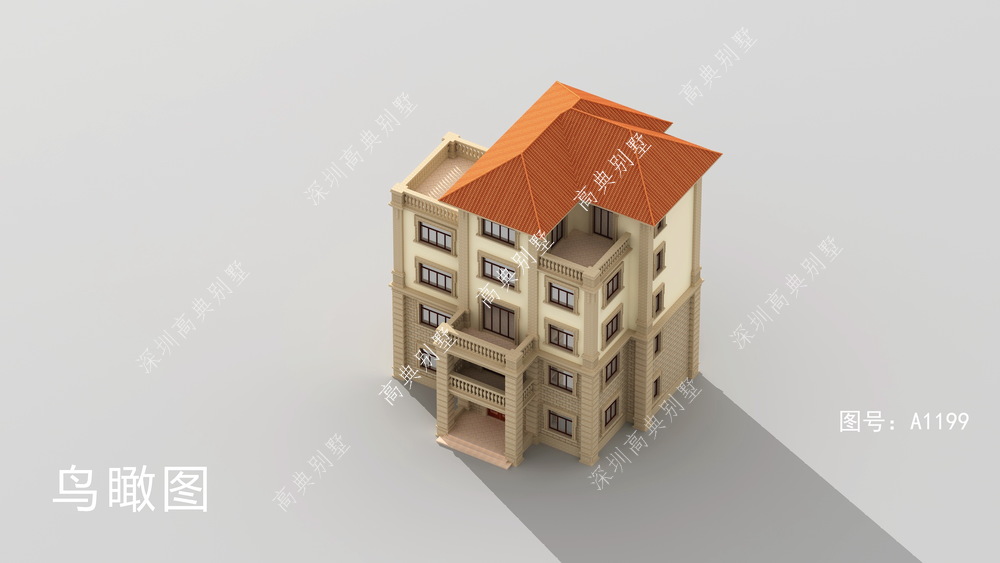 这款欧式别墅设计,生活娱乐两者兼顾,住进去很是舒服。