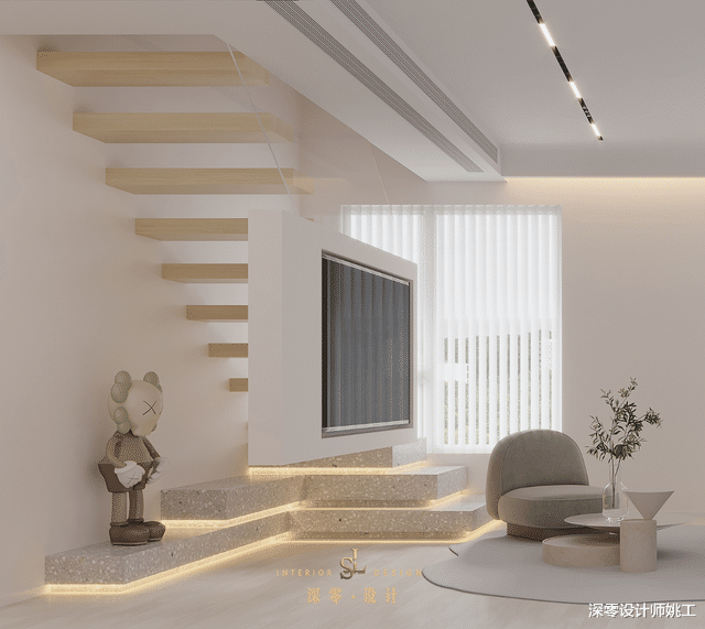 |偏爱大理石楼梯，并不是一时兴起，这档次不是一般材质能比得过的