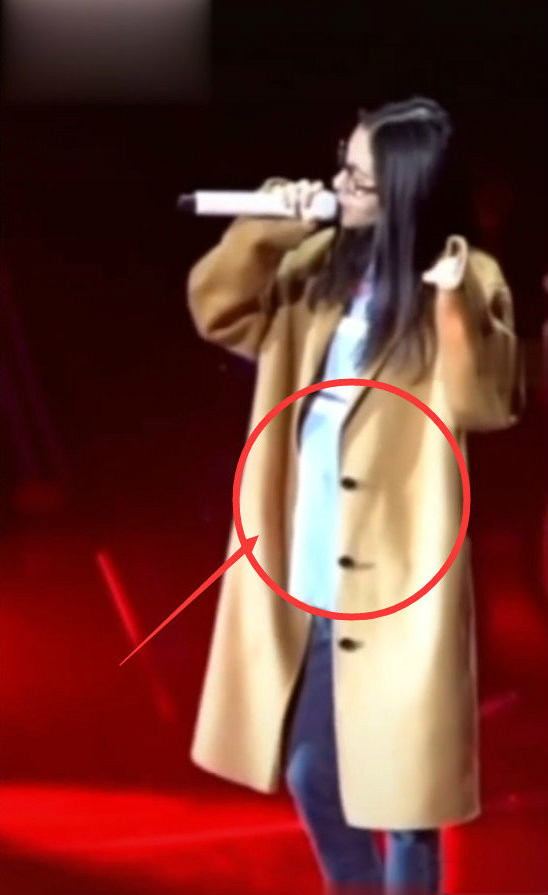 张碧晨|张碧晨孕肚旧照，穿松垮大衣没藏住圆滚肚子，网友：我当时瞎了吗