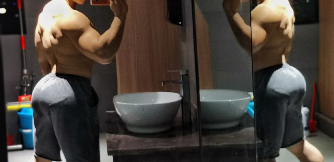 健身圈一哥|健身私教一身腱子肉,胸肌打造成巨无霸,翘臀堪比偶像苏炳添!