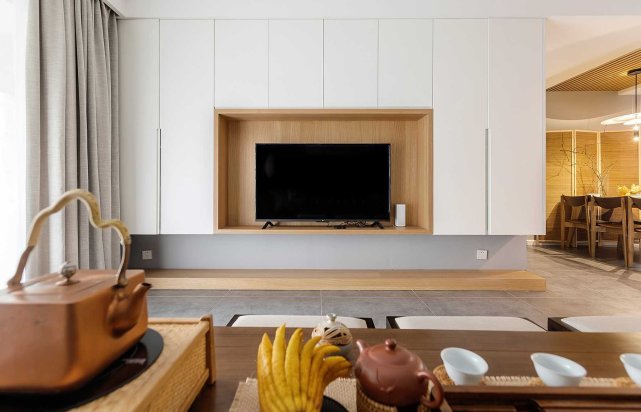 珊珊为何来迟|76平现代简约风二居室,空间的实用性和灵活性超强