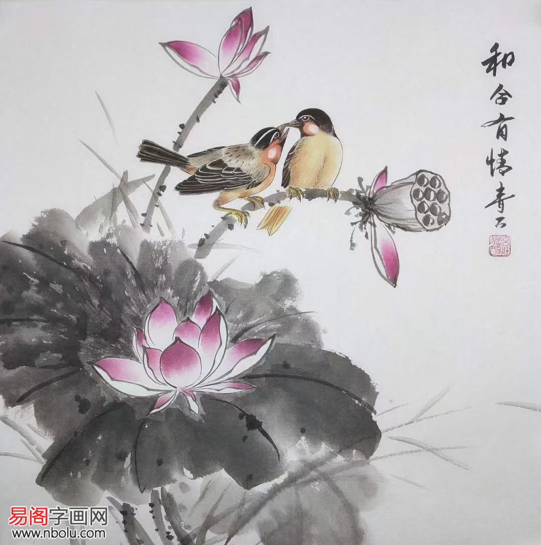 花鸟画|吕壮丽(青石)花鸟画：物我两忘  满纸花香