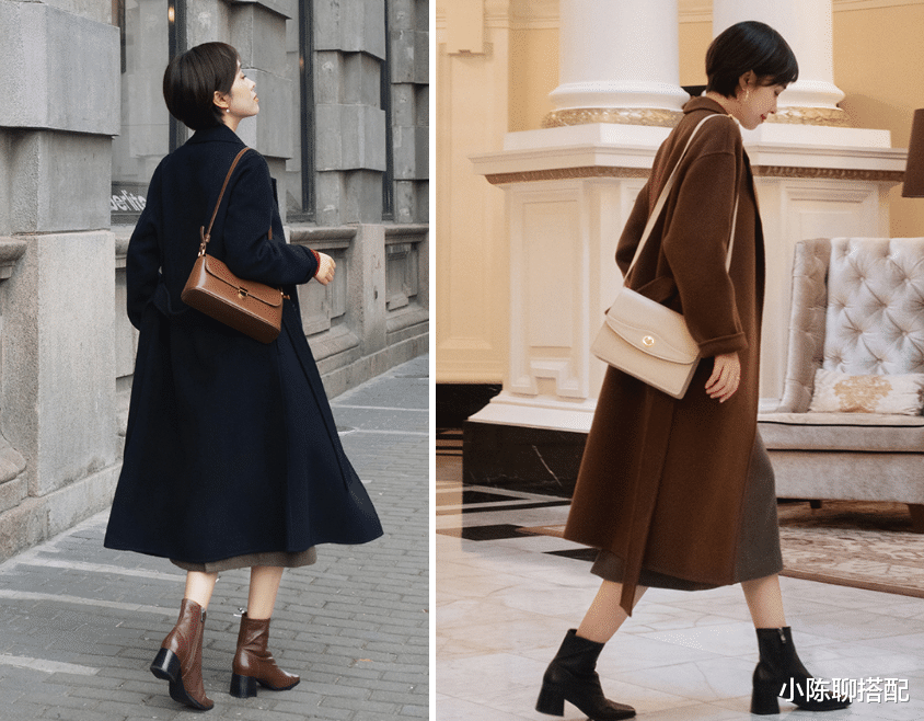 小陈聊搭配 50+女人别老穿小白鞋,今秋流行的“小短靴”太优雅,保暖还舒适