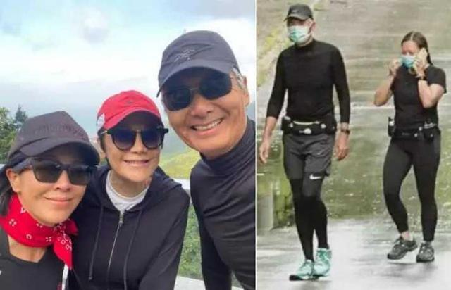 王凯|66岁周润发和女友人跑步：身材高大肌肉明显、一双腿比女友人还细