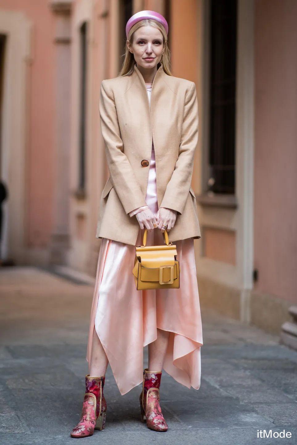 itMode 西服+裙子=入秋超火混搭套路,好看爆了!