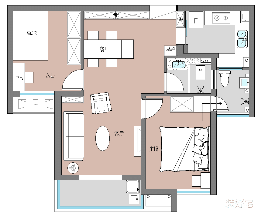 |80平的木制北欧风，专属于小户型的温馨感，一起享受宅在家的美好