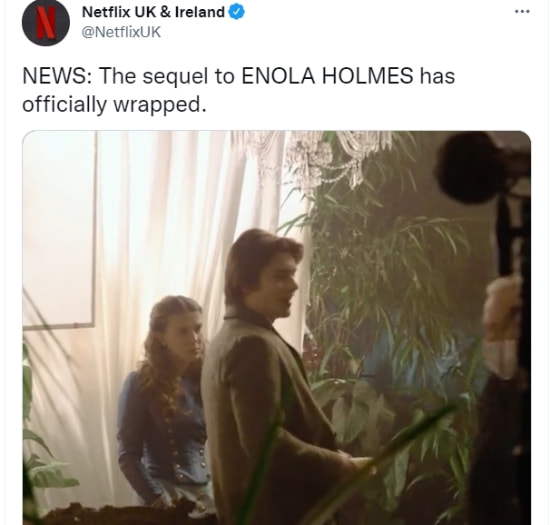 金智妮|亨利卡维尔主演《福尔摩斯小姐2》杀青 今年上映