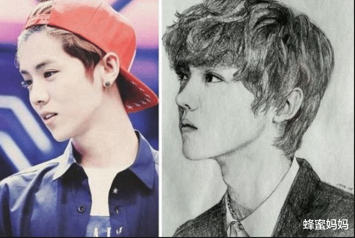 蜂蜜妈妈|当新手美术生遇到明星，画风突变，说不出来哪里好但就是像