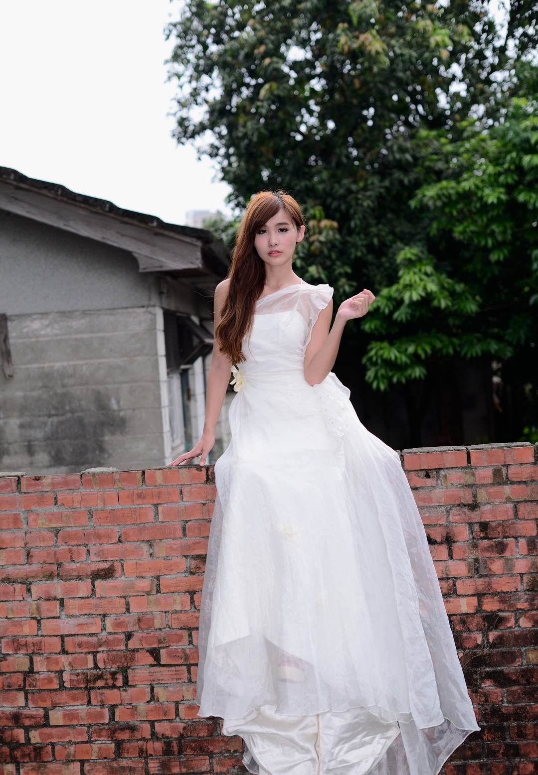 风起洛阳|美女穿白纱室外试镜-宛如仙女下凡