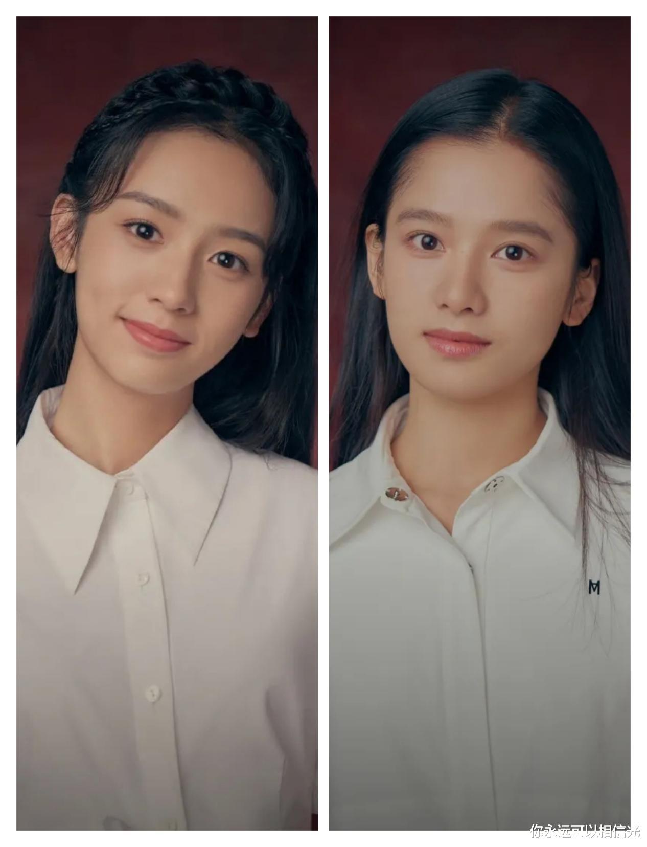 95后|两位长相神似的95后小花，来头与发展不相上下