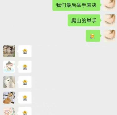 殷桃发文约工作人员去爬山，惨遭六连拒，网友纷纷留言想报名参加