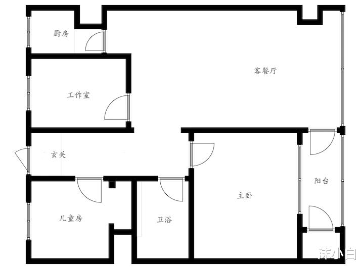 展现逆天的设计!96平逼仄厨房硬是多了岛台,吊打一半老户型!