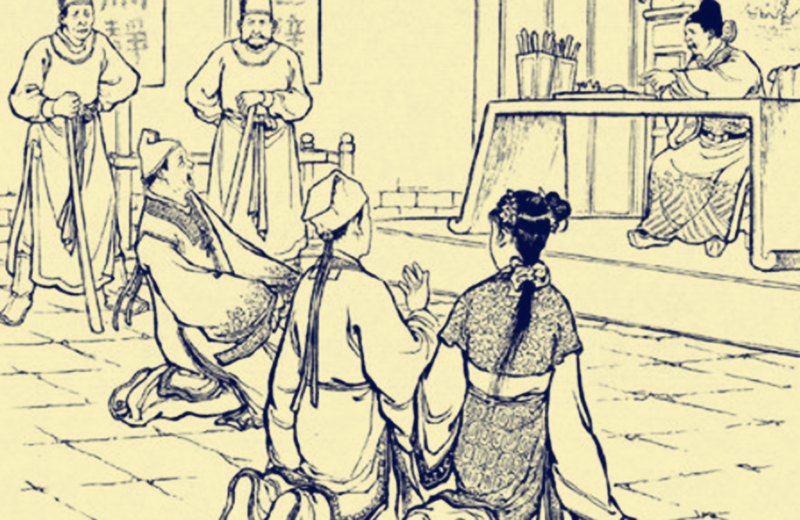 中外历史解谜|民间故事:员外欺辱木匠媳妇,木匠隐忍不发,送给员外一根木棍