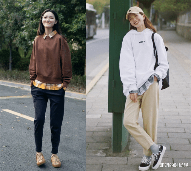 姗姐的时尚经 秋天的卫衣不要“随便搭”，3个选择公式+3个搭配法则，显高时髦