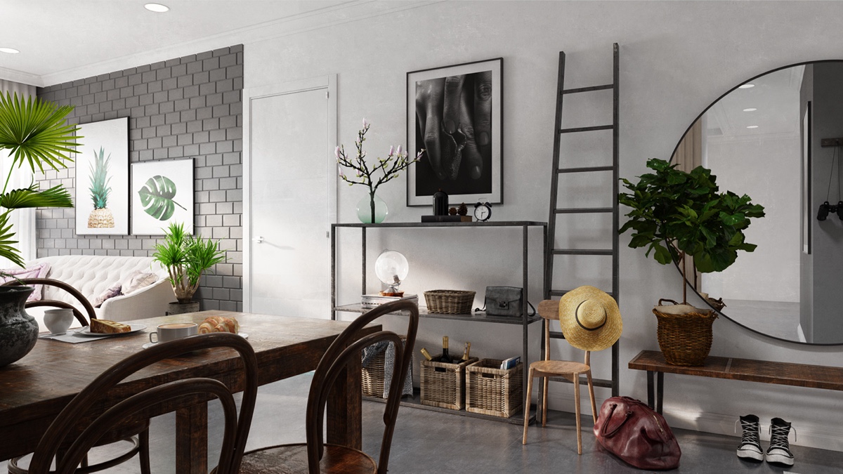 |最干净的混搭风，全屋层次明显，背景墙很有档次！