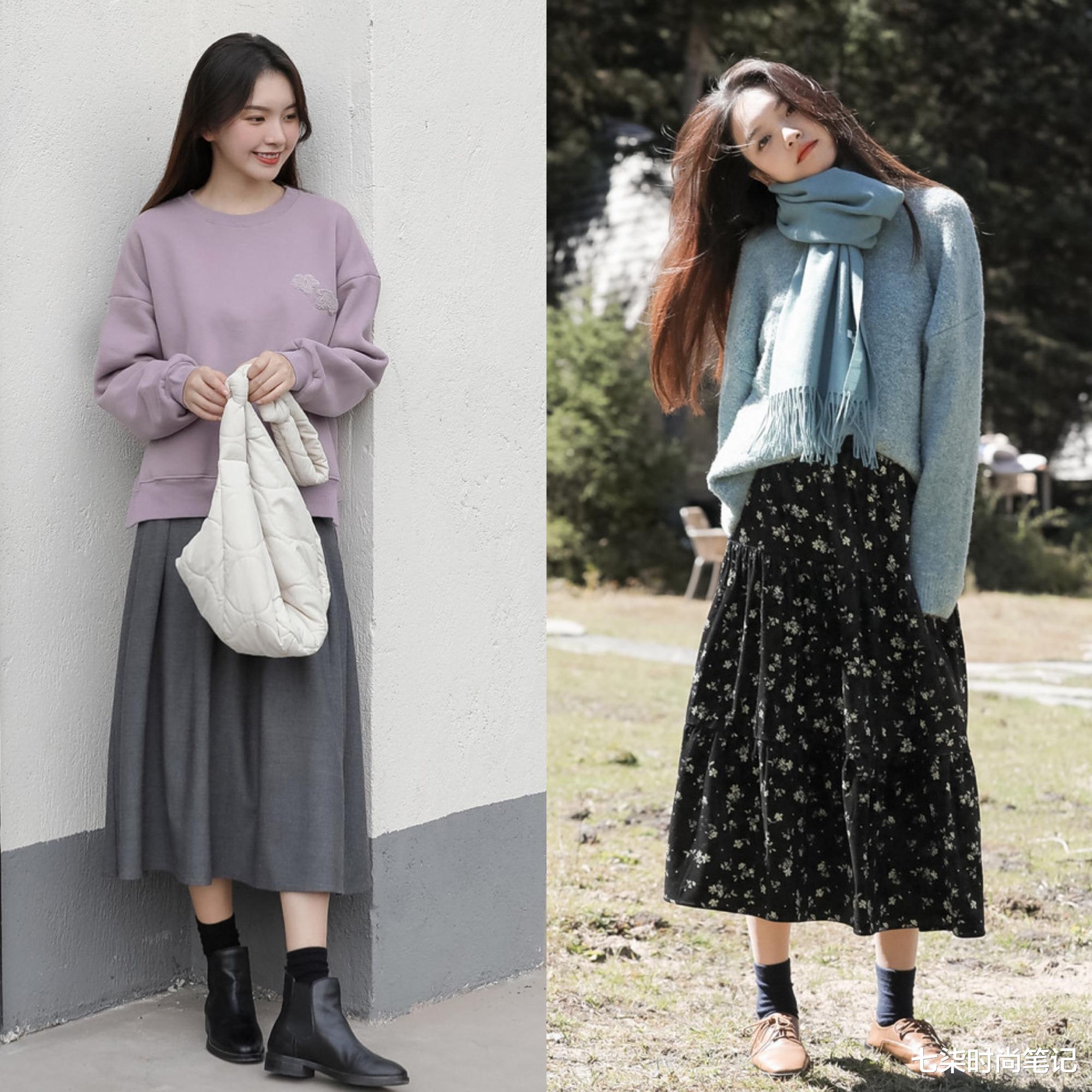 七柒时尚笔记 秋冬穿搭离不开这三件单品,实用的搭配示范,舒适好看又减龄
