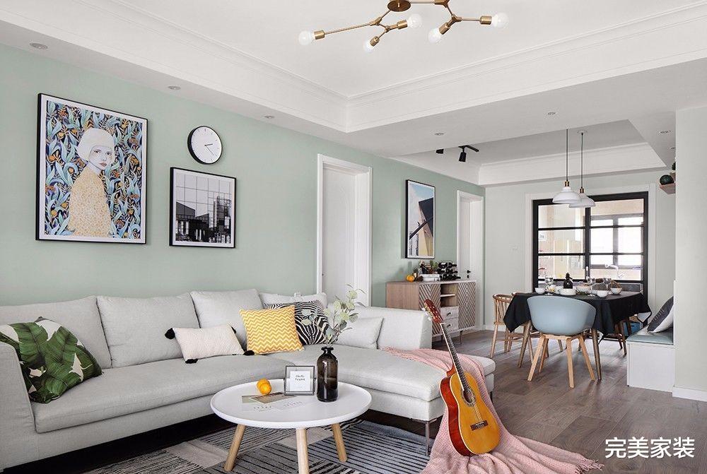 北欧三居室大变身，融入音乐元素，让每一天的生活都变得有趣