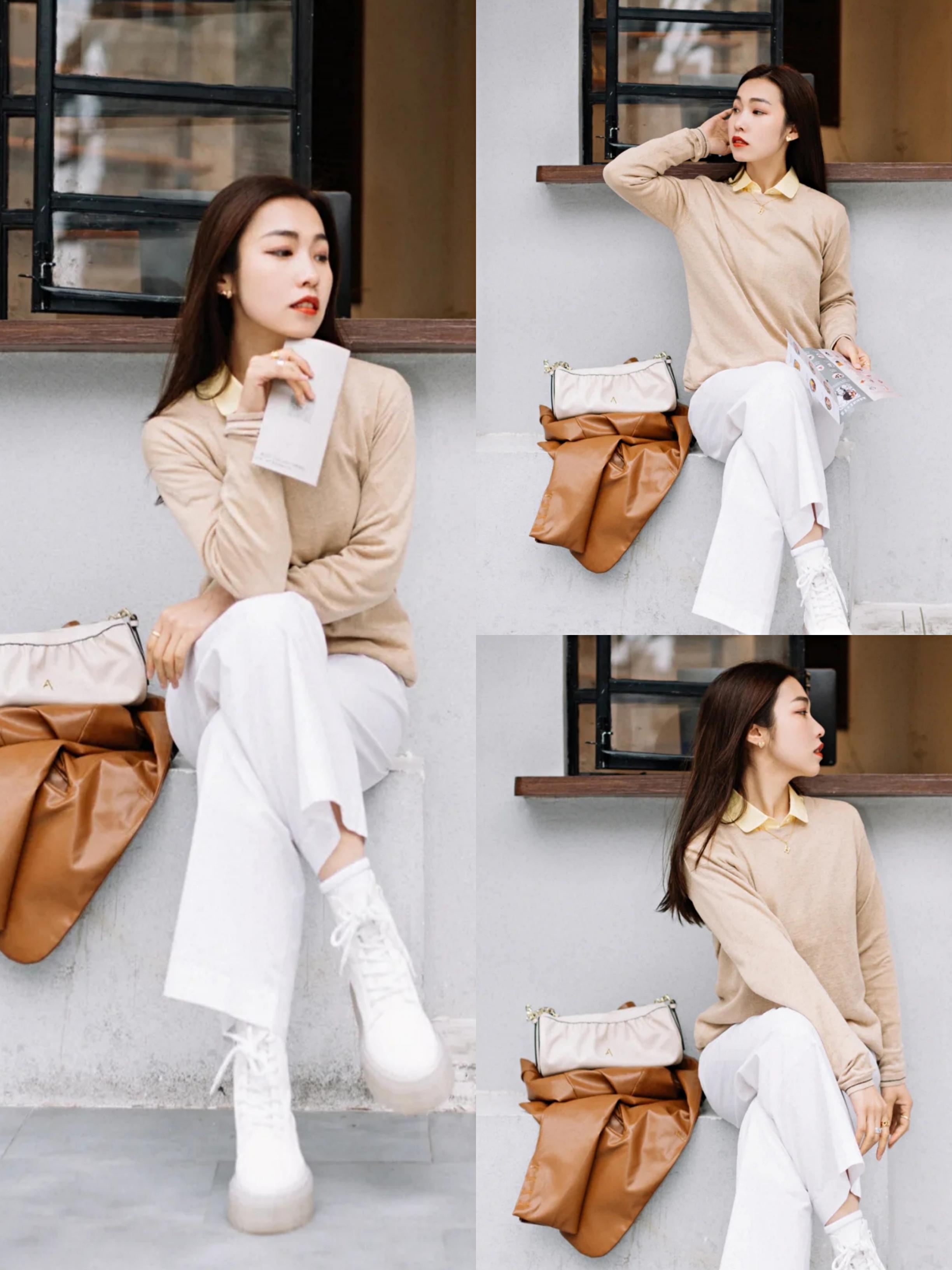 江南小蚂蚁 秋季针织衫搭配有妙法？从这三个地方改进，让你从头美到脚！