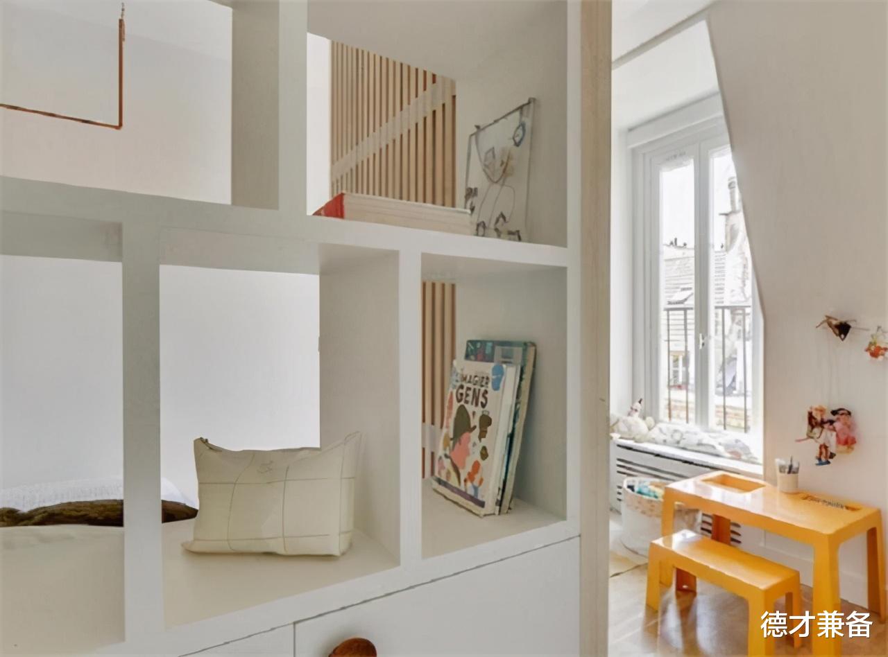 德才兼备|卧室隔出儿童房，35平住一家3口不拥挤，电视墙设计最佩服，晒晒！