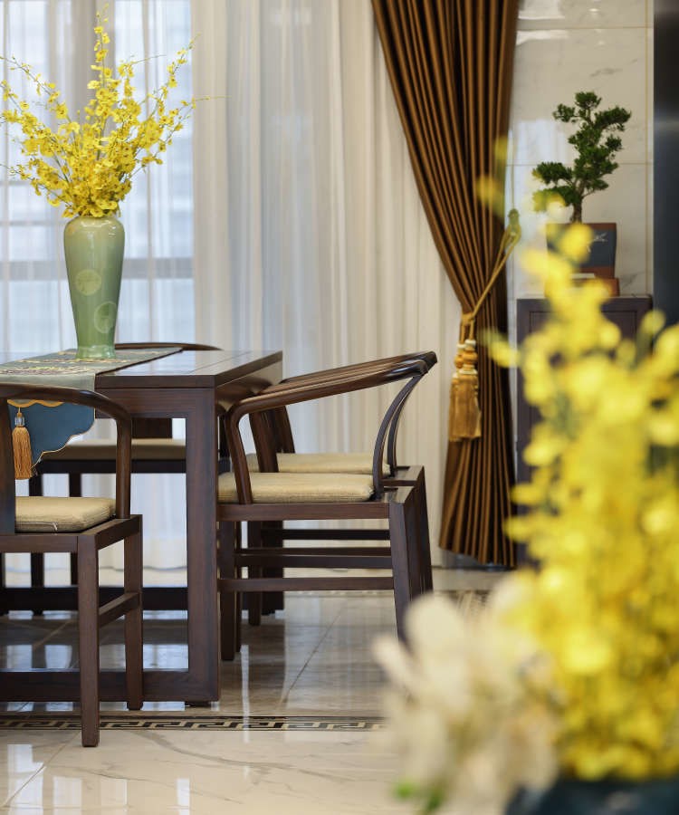 家居超人|一梯一户的复式楼房,清雅高洁带有中式魅力,打造别样的中式美居