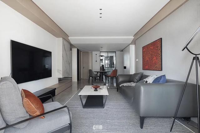 |120㎡现代简约，素雅简洁的质感，打造优雅舒适的空间