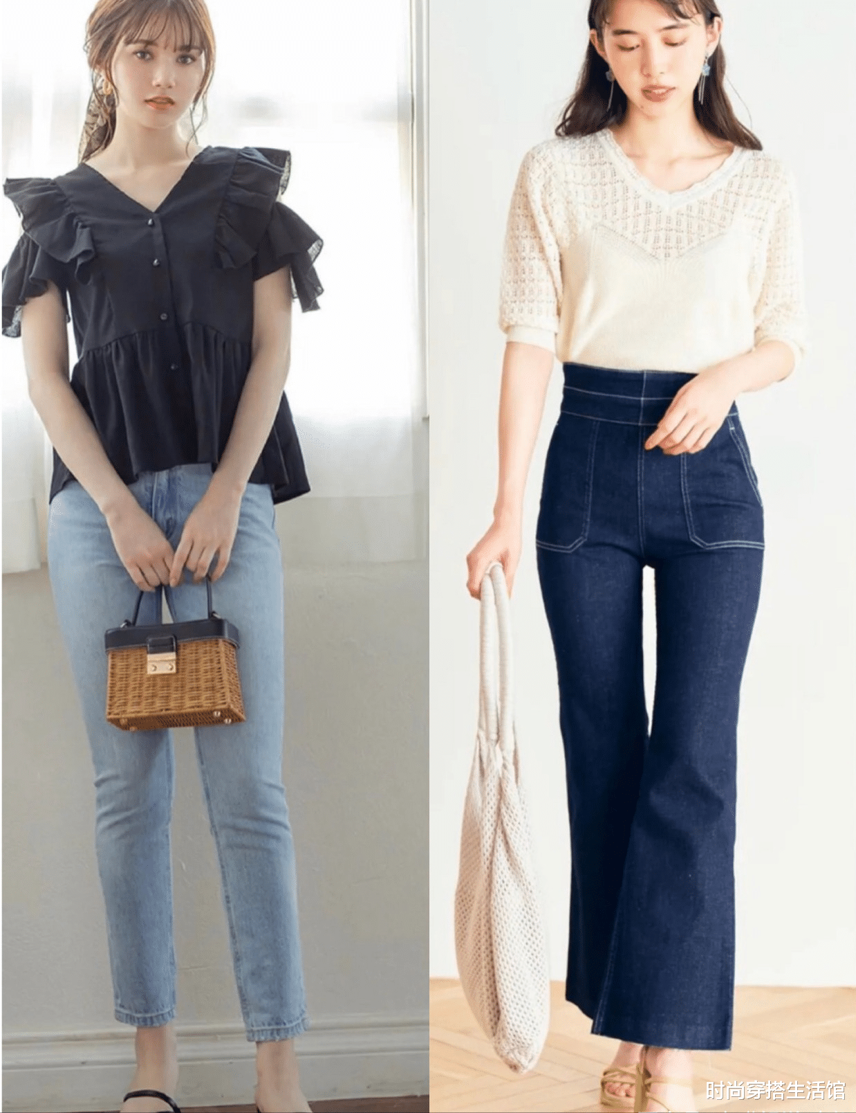 时尚穿搭生活馆|穿“牛仔裤”的时候，如果搭配上衣？这些实用搭配技巧，值得借鉴