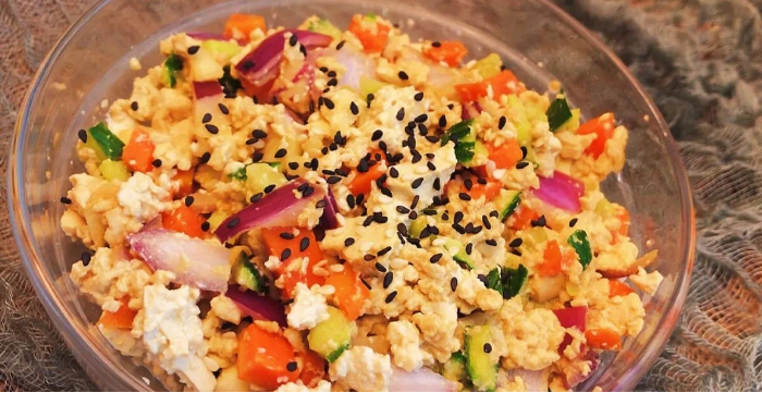 蔬菜|想吃拌饭又怕胖？低脂拌饭来解馋，减肥也可以很快乐