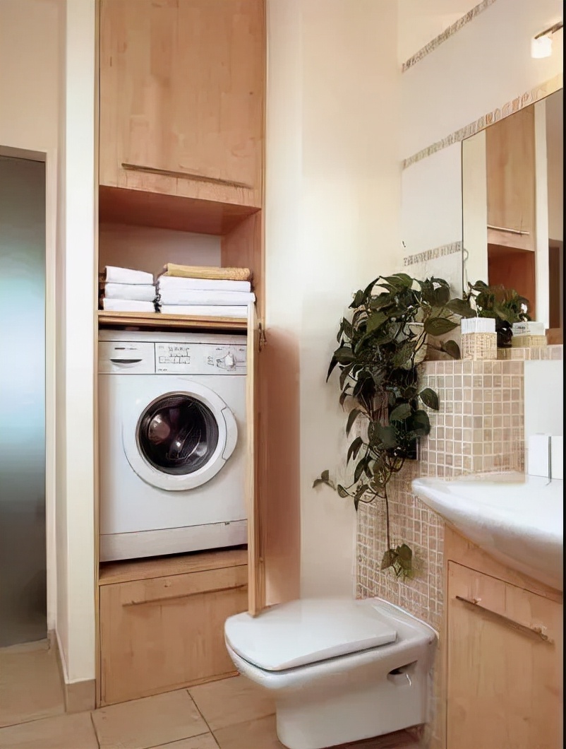 为什么你家卫生间那么挤，原来洗衣机摆放有讲究！