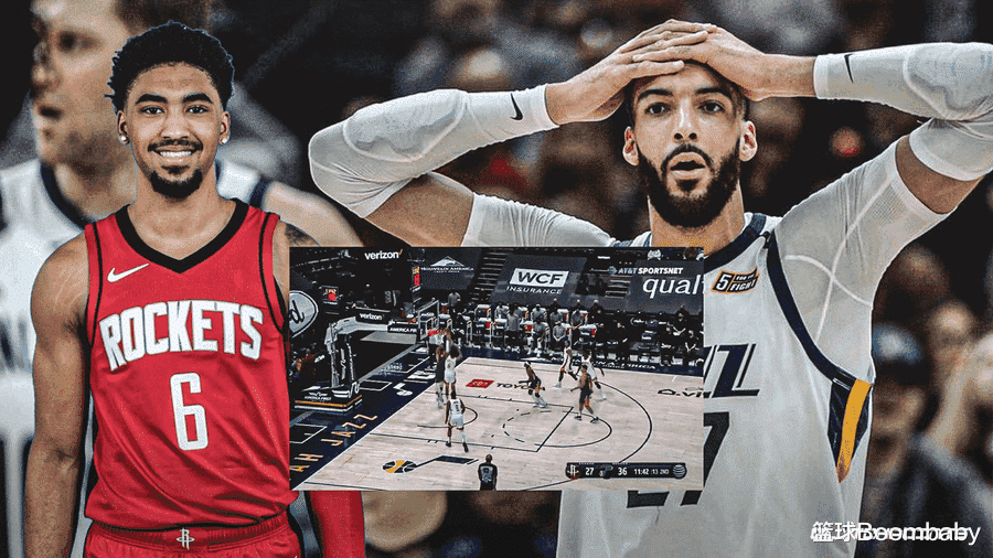 火箭队|挖槽!钉板大帽戈贝尔!这没年度十佳盖帽,我不看了!