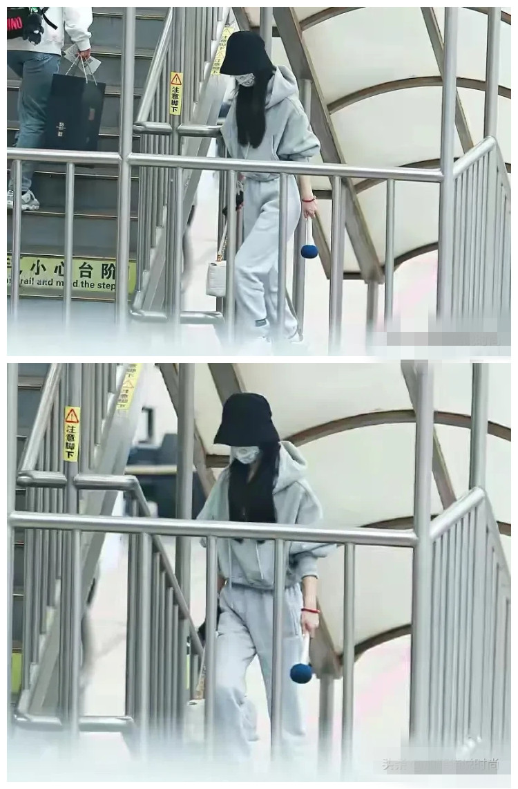 赵丽颖|赵丽颖离婚后首度现身，手戴幸运红绳青筋暴露让人心疼