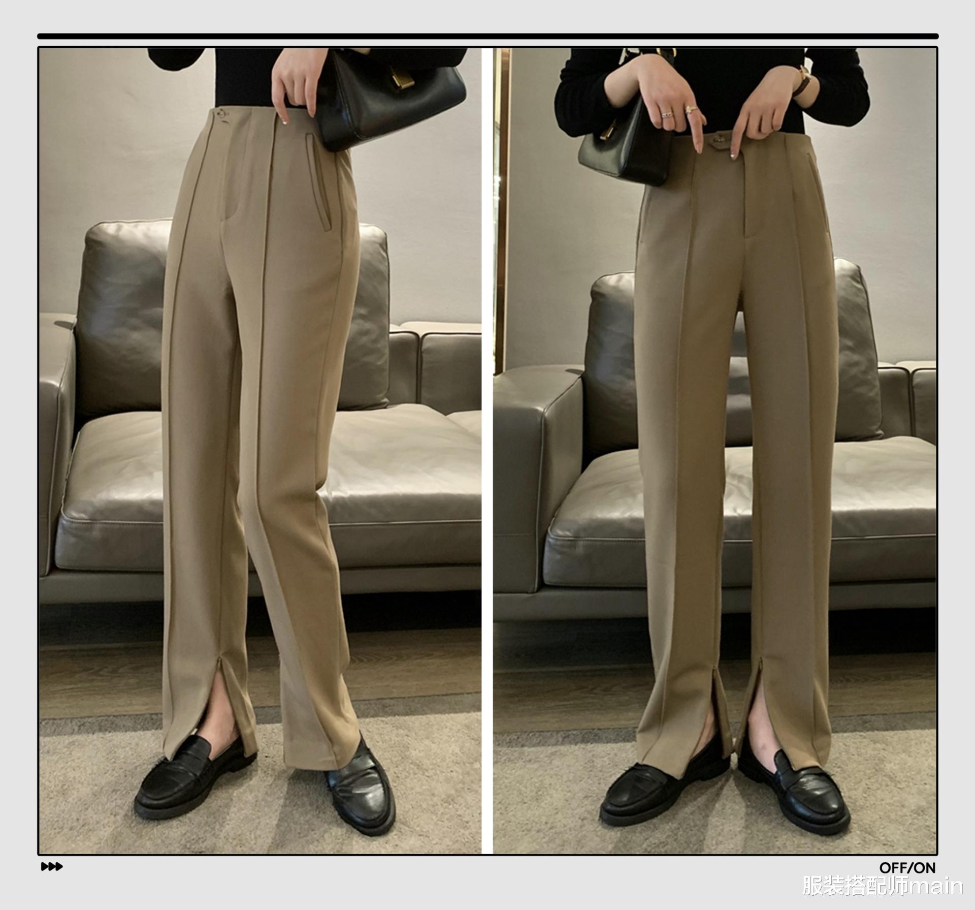 服装搭配师main|阔腿裤都烂大街了,这4条藏肉裤子,才是腿粗女孩的秋日救星